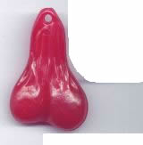 Red Biker Bull Balls