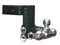 Tow & Stow Ball Mount with Tri-Ball