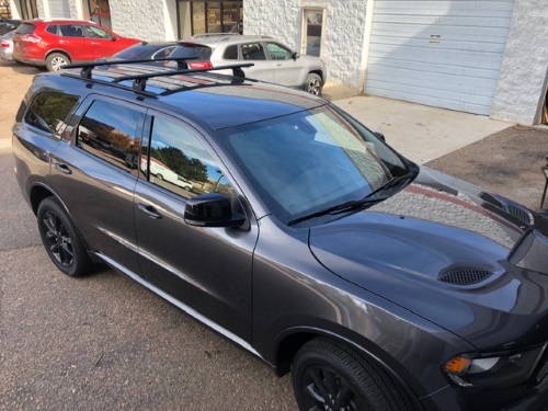 THule Tracks & Aero bars Installed on Dodge Durango RT