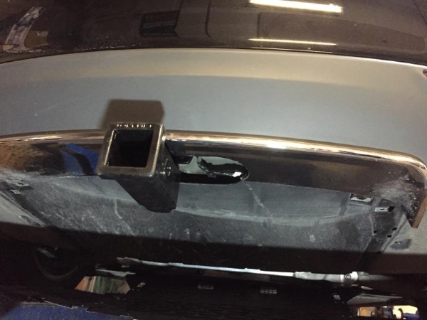 EcoHitch We Mounted On Tesla