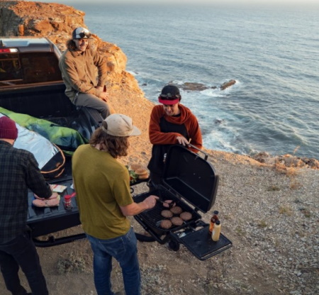 HitchFire Grill In Action