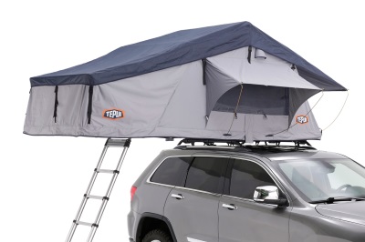 Tepui ruggedized autana 3 haze gray tent open