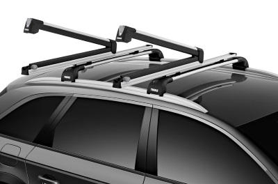 Sliding Thule 6 Ski Rack - SnowPack extender