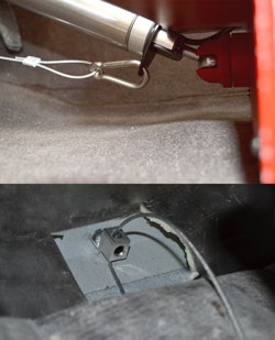 SMI Delta Force Cable Tether In Car