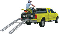 Economy dual folding aluminum ATV ramps
