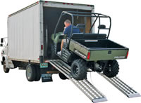Big Boy II Motorcycle Ramps loading Ranger