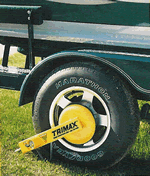 Ultra-Max Wheel Lock on Trailer
