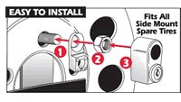 Trimax Spare Tie Nut Lock Instruction