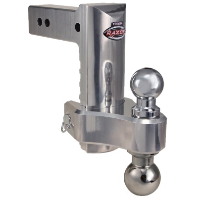 Aluminum Trimax Razor Adjustable Ball Mount for 2 1/2 inch receiver