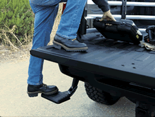 Bed Step Being Used