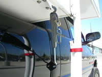 Front Fast Gun Mounted to Standard Tie-Down