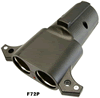 7 to Two cigarette lighter adapter